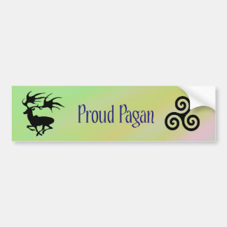 Proud Pagan Bumpersticker
