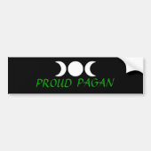 Proud Pagan Bumpersticker (Voorkant)
