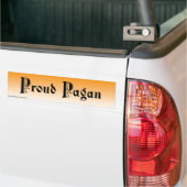 PROUD PAGAN-bumpersticker Bumpersticker (Op Truck)