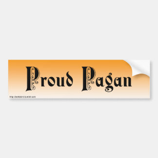PROUD PAGAN-bumpersticker Bumpersticker