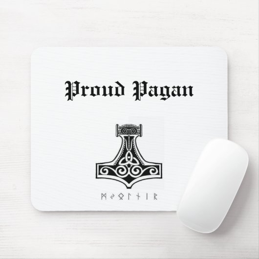 Proud Pagan Mousepad Muismat (Met muis)