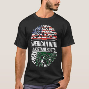 Proud Pakistani Amerikaanse vlag Pakistan Verenigd T-shirt