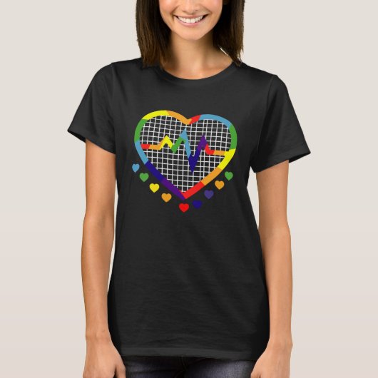 Proud Pansexual Transgender Queer LGBTQ+ Love Equa T-shirt (Voorkant)