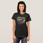 Proud Pansexual Transgender Queer LGBTQ+ Love Equa T-shirt (Voorkant volledig)
