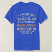 Proud pap Birthday Gift for father T-shirt (Design voorkant)