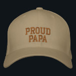 Proud Papa-Pet Geborduurde Pet<br><div class="desc">Proud Papa</div>