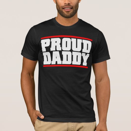 Proud papa t-shirt (Voorkant)