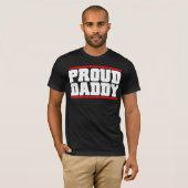Proud papa t-shirt (Voorkant volledig)