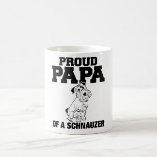 Proud Papa van een Schnauzer-Mok Koffiemok