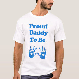 Proud papa wordt t-shirt