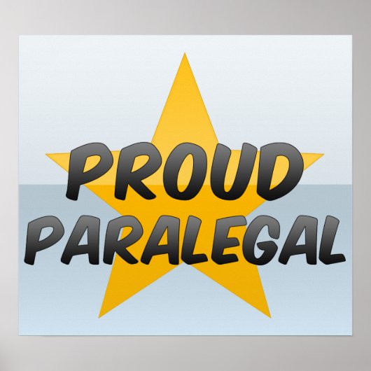 Proud Paralegal Poster (Voorkant)