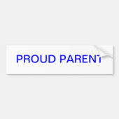 Proud Parent Bumpersticker (Voorkant)