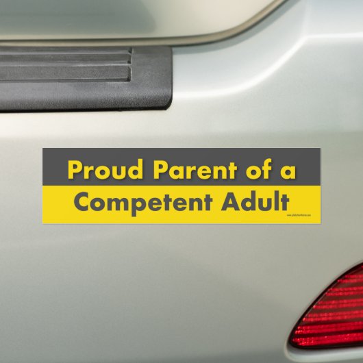 Proud Parent Bumpersticker (Op auto)