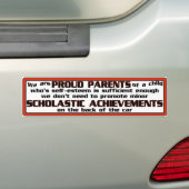 Proud Parent Bumpersticker (Op auto)