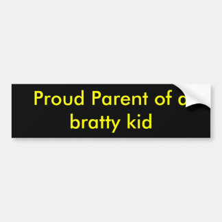 Proud Parent Bumpersticker