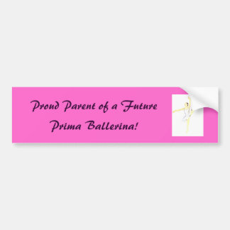 Proud Parent of a Ballerina Bumpersticker