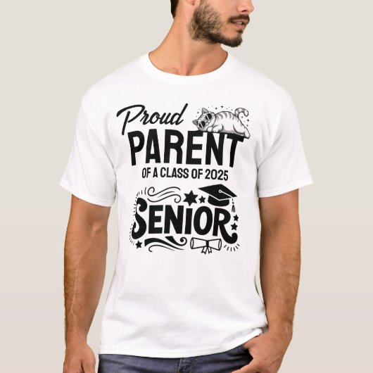Proud Parent of a Class of 2025 Senior T-shirt (Voorkant)