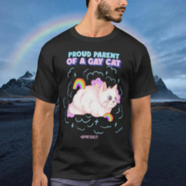 Proud Parent of a Gay Cat T-shirt
