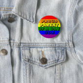 Proud Parent of a Gay Son Ronde Button 5,7 Cm (In situ)