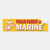 Proud Parent of a Marine Bumpersticker (Voorkant)