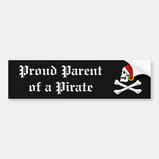 Proud Parent of a Pirate Bumpersticker