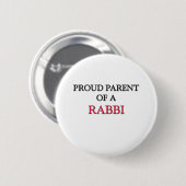 Proud Parent of a RABBI Ronde Button 5,7 Cm (Voorkant /achterkant)