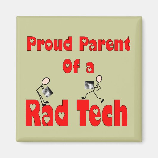 Proud Parent of a RAD TECH Magneet (Voorkant)