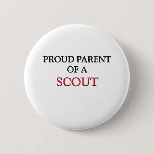 Proud Parent of a SCOUT Ronde Button 5,7 Cm (Voorkant)