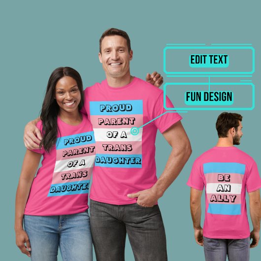 Proud Parent of a Trans Daughter T-shirt