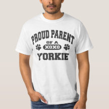 Proud Parent of a Yorkie Hondenliefhebber T-Shirt