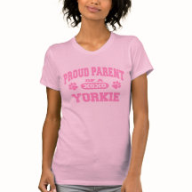 Proud Parent of a Yorkie Hondenliefhebber T-Shirt