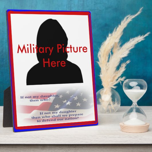 Proud Parent of Militaire Daughter Lijst Fotoplaat (Zijkant)