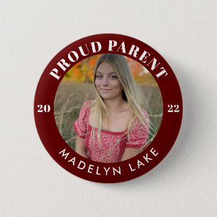Proud Parent Photo 2022 Afstuderen Button