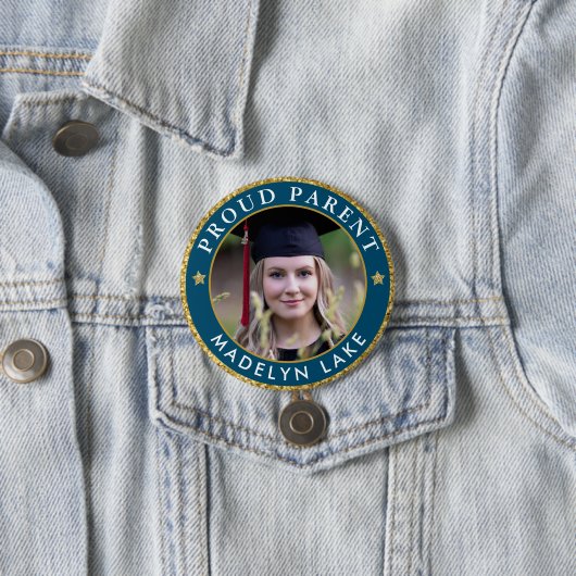 Proud Parent Photo Afstuderen Class of 2023 Button (In situ)