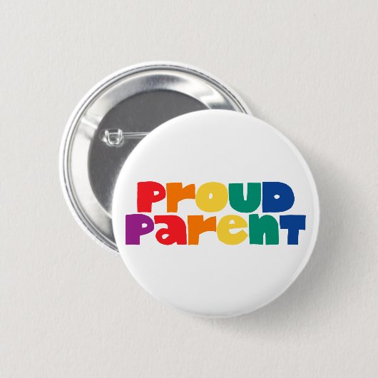 Proud Parent. Ronde Button 5,7 Cm (Voorkant /achterkant)