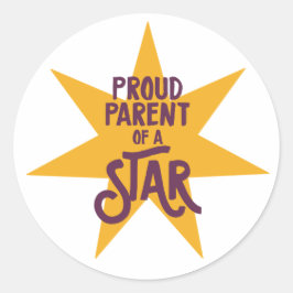 Proud Parent Ronde Sticker