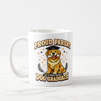 Proud Parent Smart Dog Graduate Funny Dog Mug Koffiemok