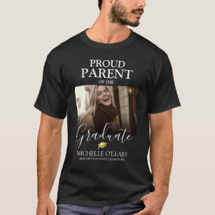 Proud Parent van de Afstuderen Foto T-Shirt