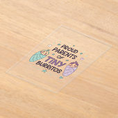 Proud Parents of Tiny Burritos Art Acryl Uitnodigingen (Laagn)