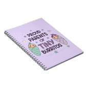 Proud Parents of Tiny Burritos Art Notitieboek (Rechterzijde)
