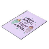 Proud Parents of Tiny Burritos Art Notitieboek (Linkerzijde)