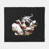 Proud Patriotic American Welder GIft Fleece Deken (Voorkant (Horizontaal))