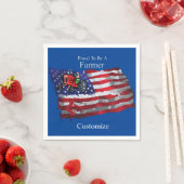 Proud Patriotic Farmer Flag Thunder_Cove Servet (Insitu)