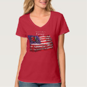 Proud Patriotic Farmer Flag Thunder_Cove T-Shirt (Voorkant)