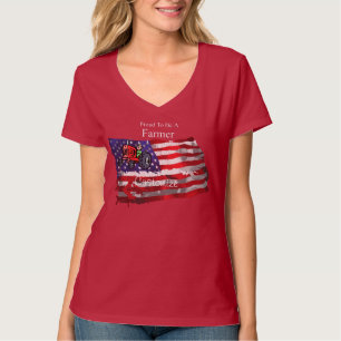 Proud Patriotic Farmer Flag Thunder_Cove T-Shirt