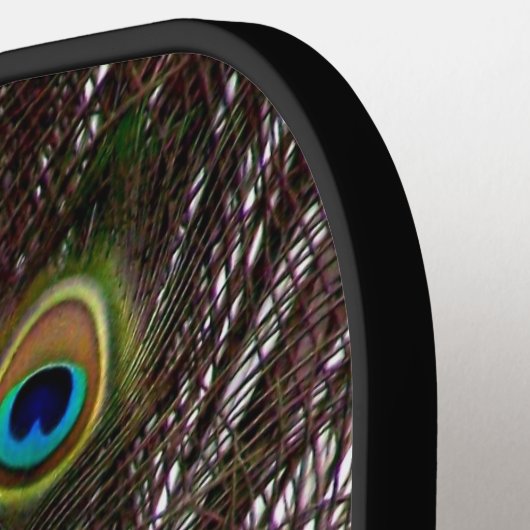 Proud Peacock aangepast monogram Pickleball Paddle (Links Detail)