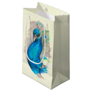 Proud Peacock Elegant Klein Cadeauzakje