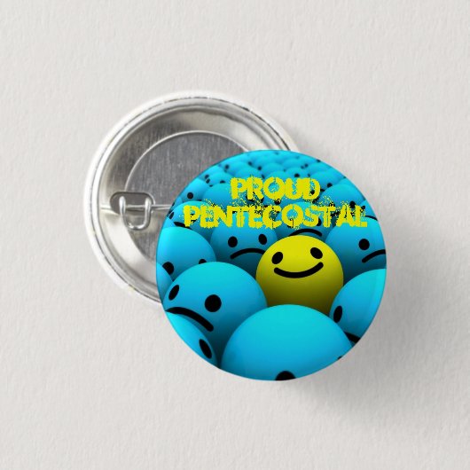 Proud Pentecostal Ronde Button 3,2 Cm (Voorkant /achterkant)