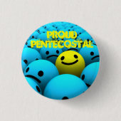 Proud Pentecostal Ronde Button 3,2 Cm (Voorkant)