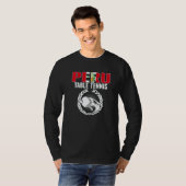 Proud Peru Table Tennis  Peruvian Ping Pong Suppor T-shirt (Voorkant volledig)